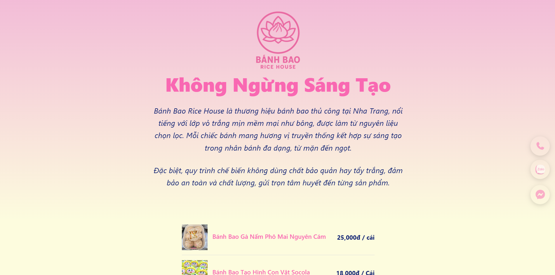 Bánh bao rice house